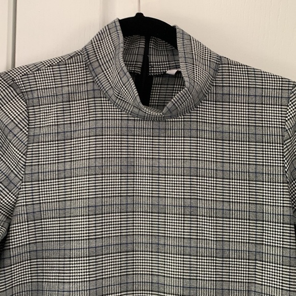 Zara trafaiuc collection Checked‎ size S Pencil-Dress plaid classic houndstooth - Picture 4 of 16